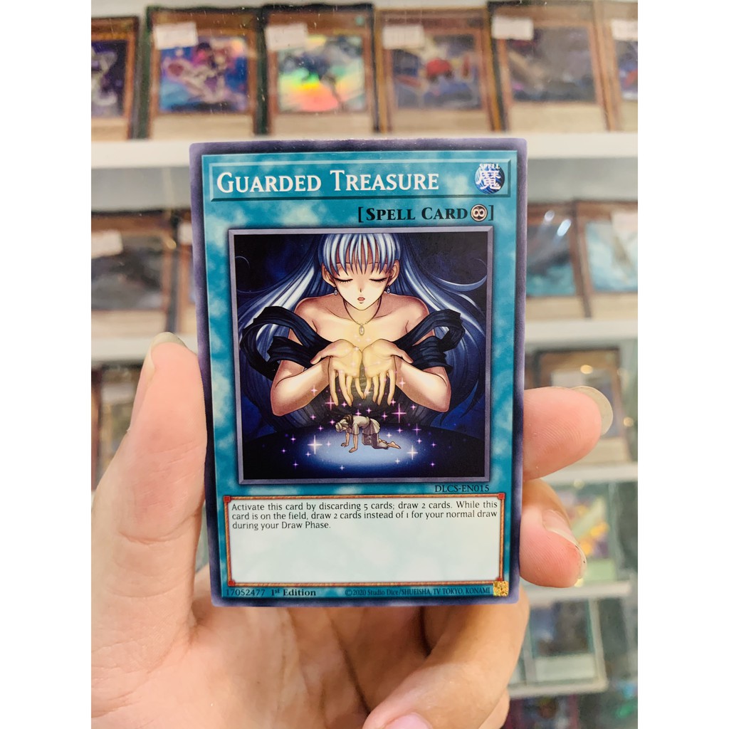 Thẻ Bài Lẻ YugiOh! Mã DLCS-EN015 - Guarded Treasure - Common - 1st Edition