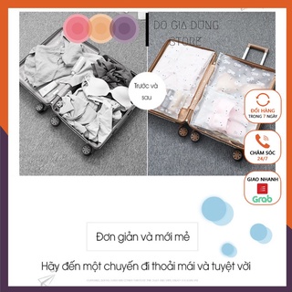 Túi zip đựng quần áo lụa mờ có khóa kéo đủ size