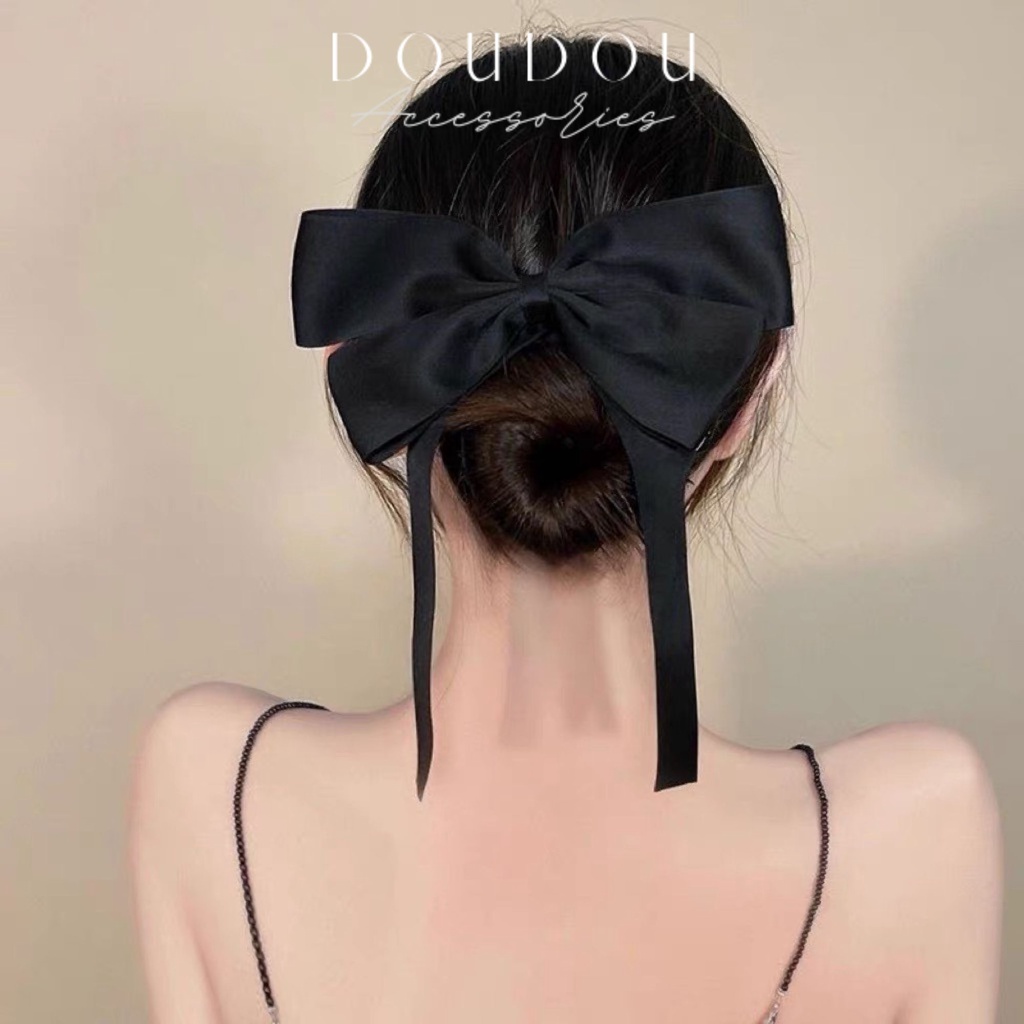 Phụ kiện kẹp tóc xinh DOUDOU Cặp tóc Kẹp tóc nơ Ngô Cẩn Ngôn Hottrend phong cách Hàn Quốc thời trang FJ022