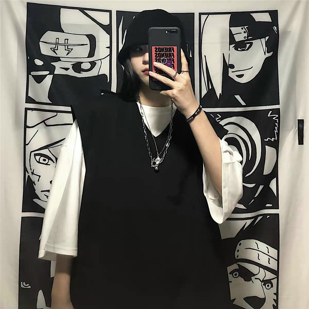 Áo Gile trơn nữ form rộng phong cách hàn quốc, áo ghi lê basic unisex cổ chữ V | BigBuy360 - bigbuy360.vn