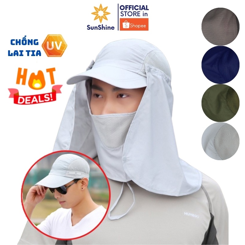 Khăn mũ che mặt chống nắng chống tia UV tối ưu cho nam nữ sản phẩm chống nóng cách nhiệt, chống tia UV tối ưu