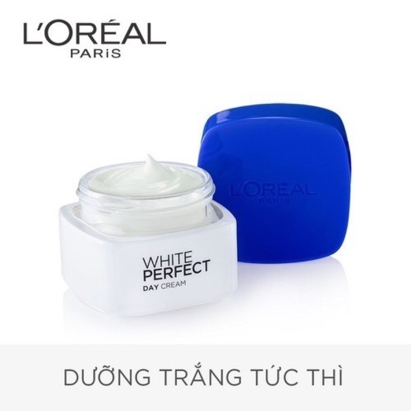 Kem Dưỡng Da Trắng Mượt Đều Màu Ban Ngày L’Oreal Paris White Perfect Day Cream SPF17 PA++ 20ml