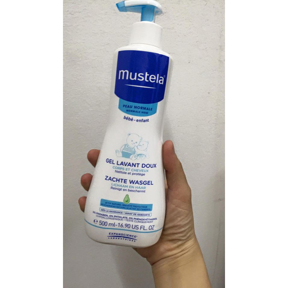 Sữa tắm gội Mustela