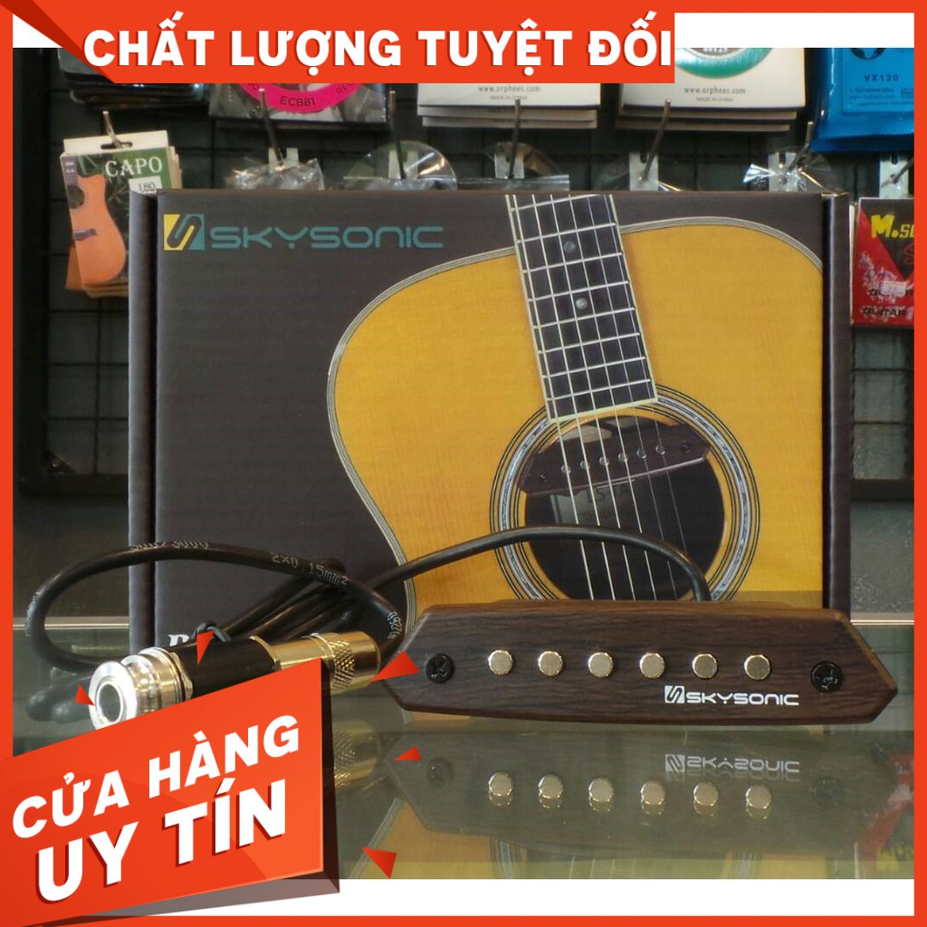 [HOT]Pickup Đàn Acoustic Guitar Skysonic A-810 (Bộ thu âm Guitar)