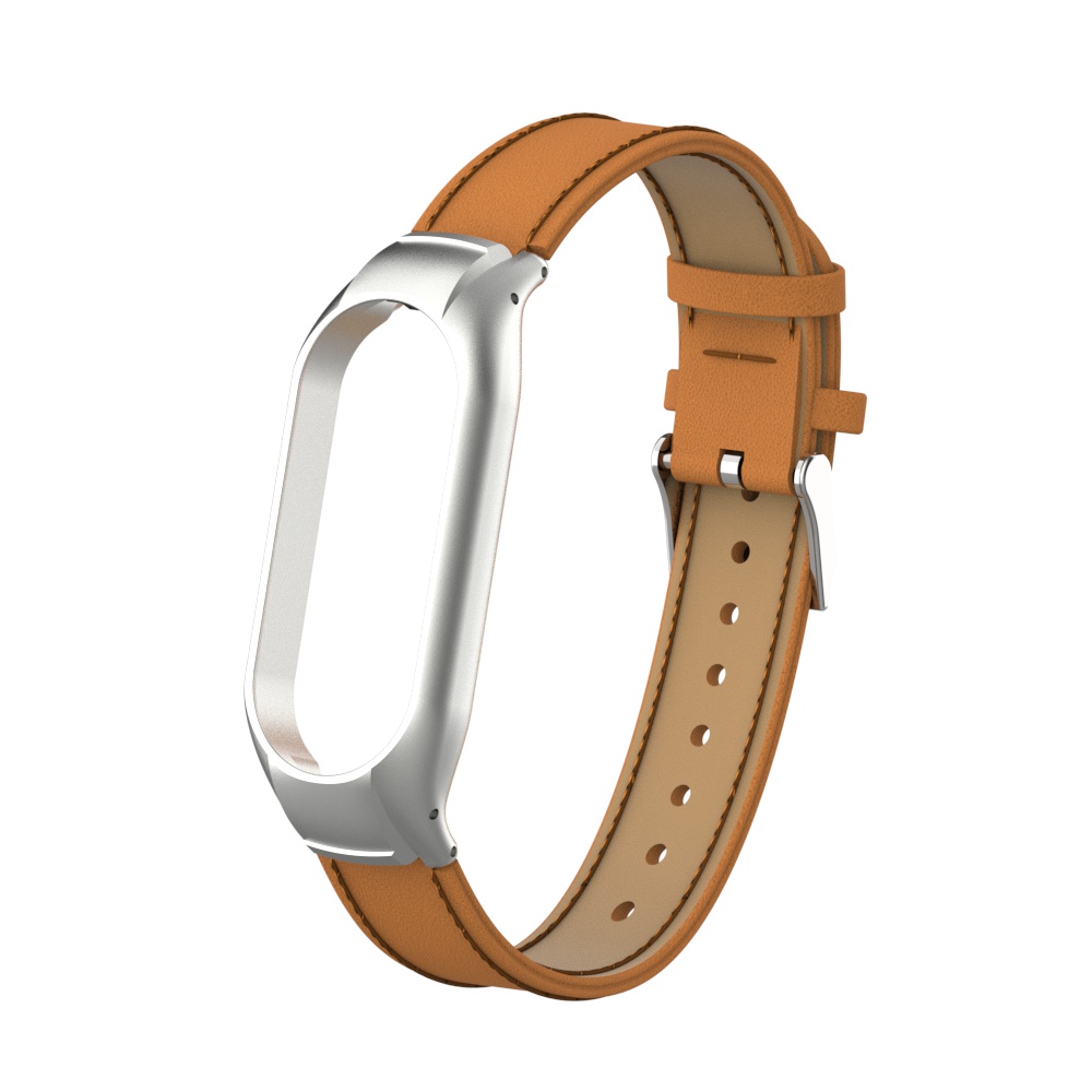 Dây Đeo Thay Thế Chất Liệu Da Bò Cho Xiaomi Mi Band 7 Mi Band 3 / 4 / 5 / 6