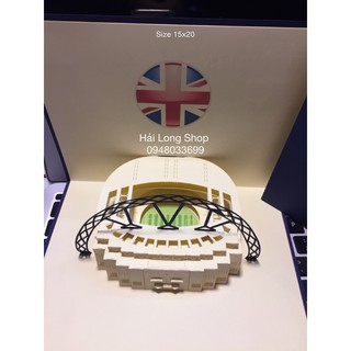 Wembley Stadium - Sân Bóng - Thiệp 3D ( mở 90 độ )