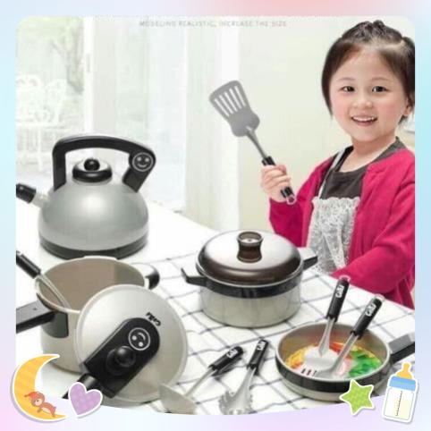 Bộ nồi đồ chơi nấu ăn cho bé 36 món, bộ nồi 36 chi tiết nấu ăn cho bé yêu, hàng nhập khẩu