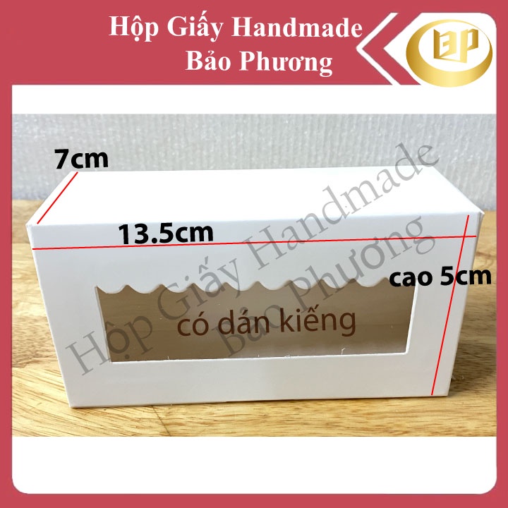 Hộp đựng bánh kẹo,handmade size 13.5 x 7 x 5 cm 1 hộp