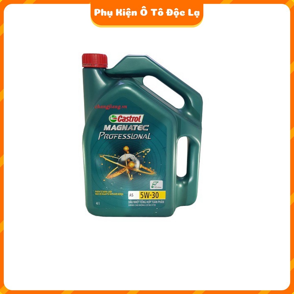 Dầu nhớt tổng hợp toàn phần cho xe ô tô Castrol MAGNATEC Professional A5 5W-30 4Lít hàng chuẩn 