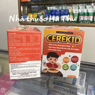 Cốm ăn ngon, cải thiện tình trạng táo bón cho bé CEREKID