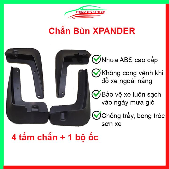 Bộ 4 chắn bùn Xpander, Xpander Cross chuẩn theo xe