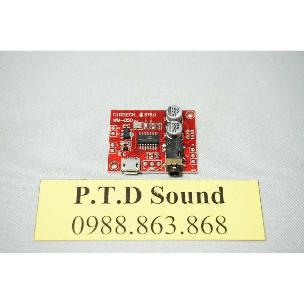 Mạch giải mã âm thanh Pre Amp Bluetooth 5.0. Giá rẻ nhưng chất DIY loa di động từ PTD Sound