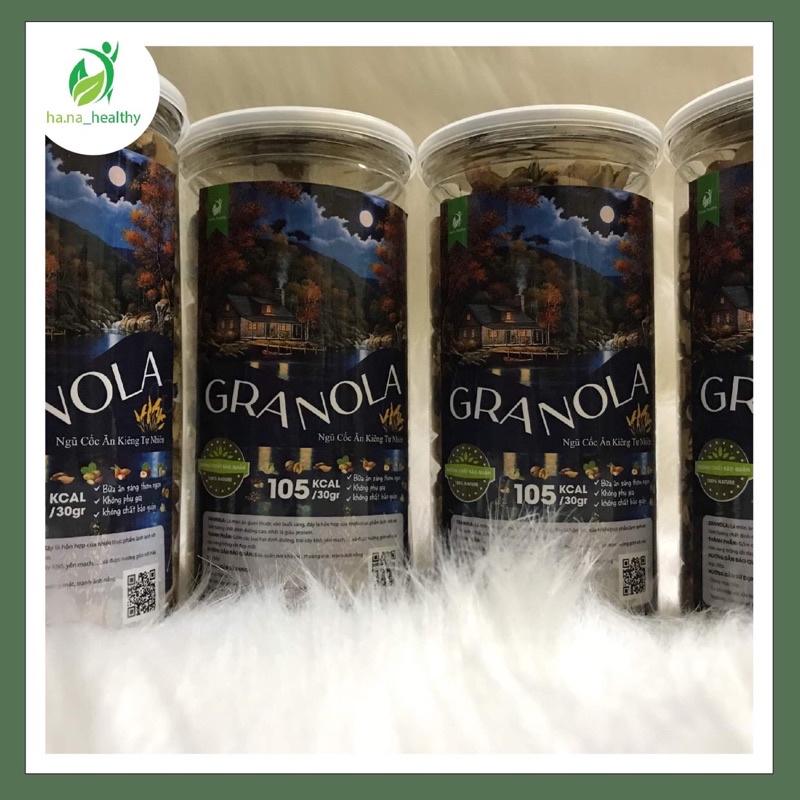 Granola siêu hạt , ngũ cốc granola ăn kiêng chỉ 5% Yến mạch mix 7 loại hạt