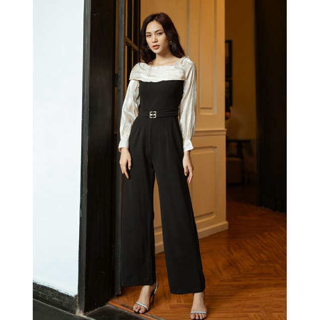 Jumpsuit dài lệch vai phối eo● Mã hàng : SJ1141