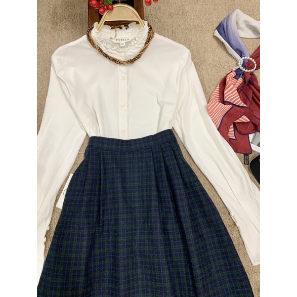 Hàng si - Chân váy dạ xoè Nhật E 64