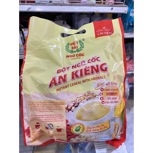 Bột Ngũ Cốc Ăn Kiêng Việt Đài Bịch 600g (15 gói)