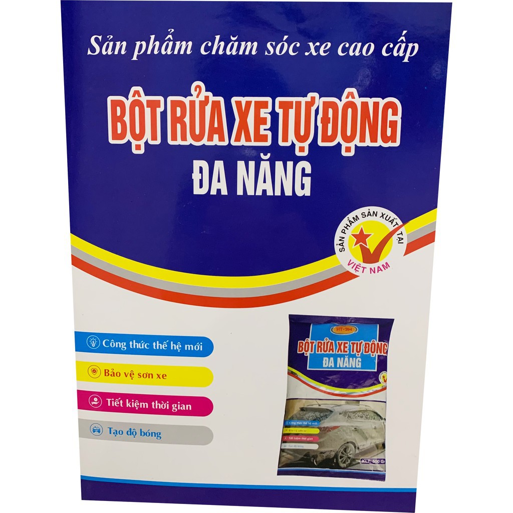 Bột rửa xe không chạm 3M, bọt tuyết tự động đa năng, công nghệ tiên tiến ITALY, hàng Việt Nam chất lượng cao