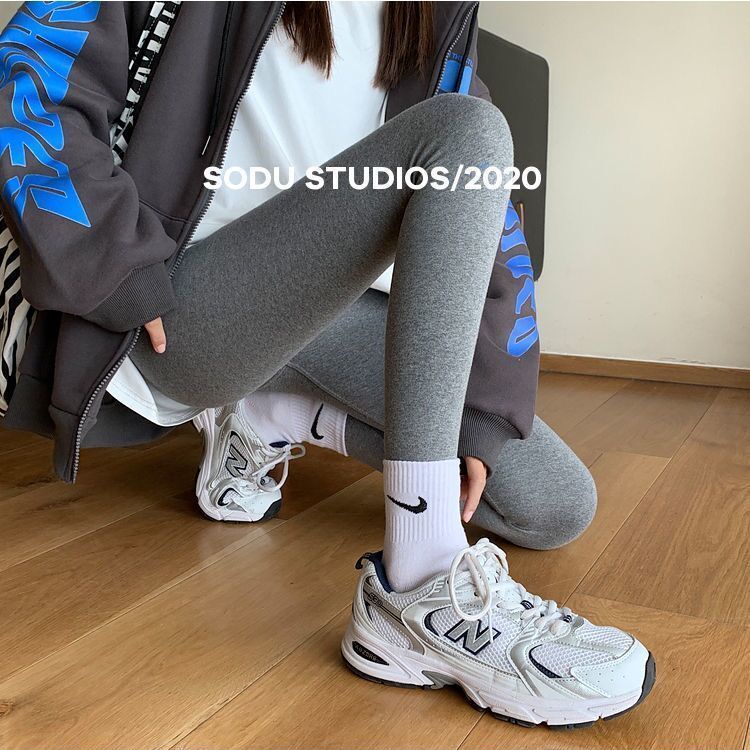 Quần legging thể thao lưng cao thời trang thu đông mới dành cho nữ