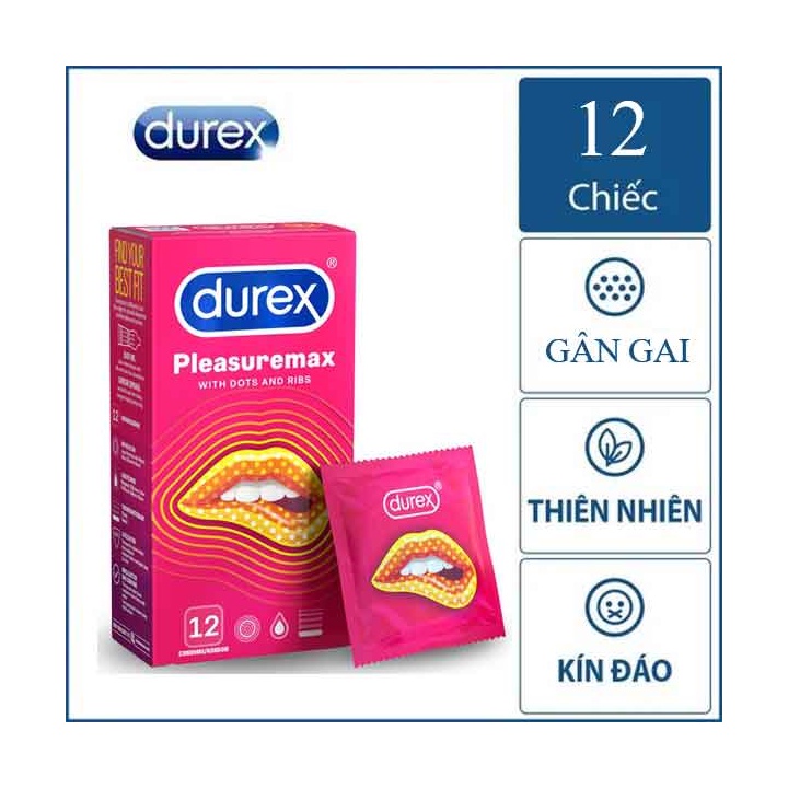 [TÁCH LẺ] COMBO BAO CAO SU DUREX  - BCS ĐA CẢM XÚC SẢN PHẨM GIÚP YÊU CHÂN THẬT, ĐẦY KHOÁI CẢM