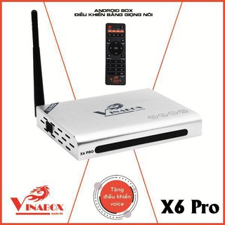 ANDROID TV VINABOX X6 PRO - RAM 2GB,TÌM KIẾM GIỌNG NÓI,  HÀNG CÔNG TY MỚI NHẤT 2020