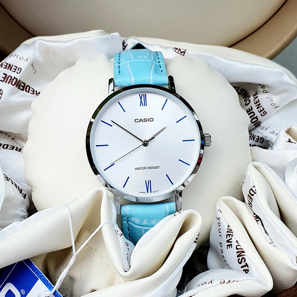 Đồng hồ nữ dây da Casio Anh Khuê LTP-VT01L-7B3UDF