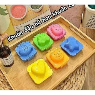Sét Khuân cơm - Khuân làm đậu hũ ăn dặm kiểu Nhật cho bé