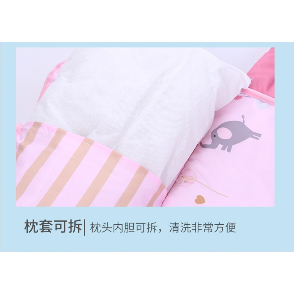 Túi Ngủ Nhồi Bông Chống Đá Họa Tiết Hoạt Hình Dễ Thương Cho Bé Mẫu Giáo