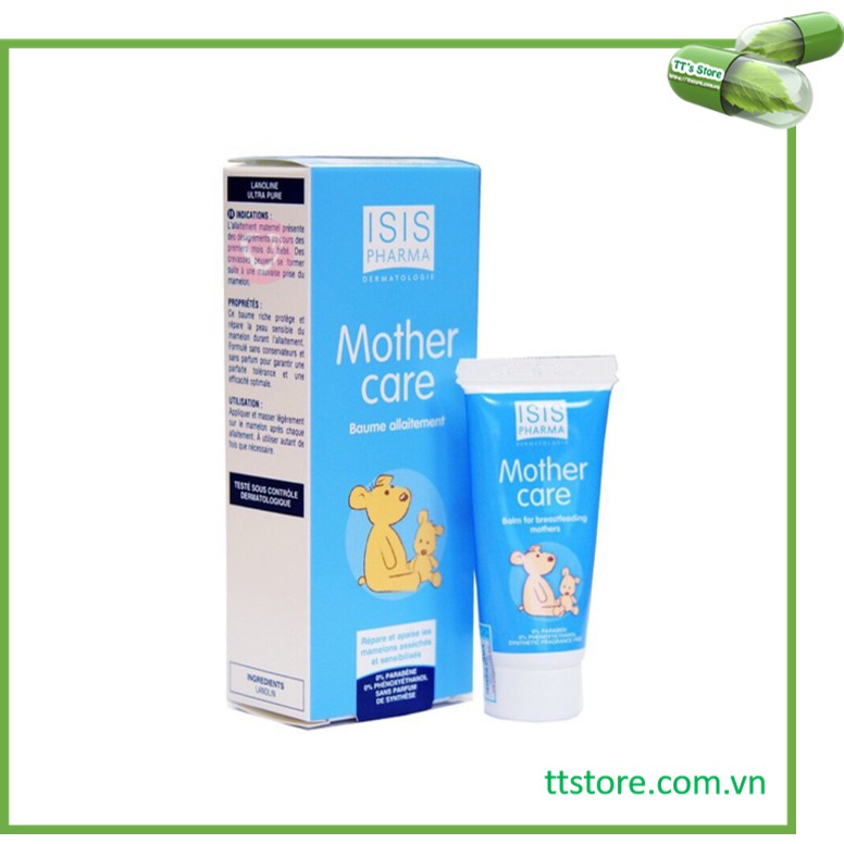 ISIS Pharma Mother Care 15ml - Kem hỗ trợ khô môi, chàm môi, nứt núm vú