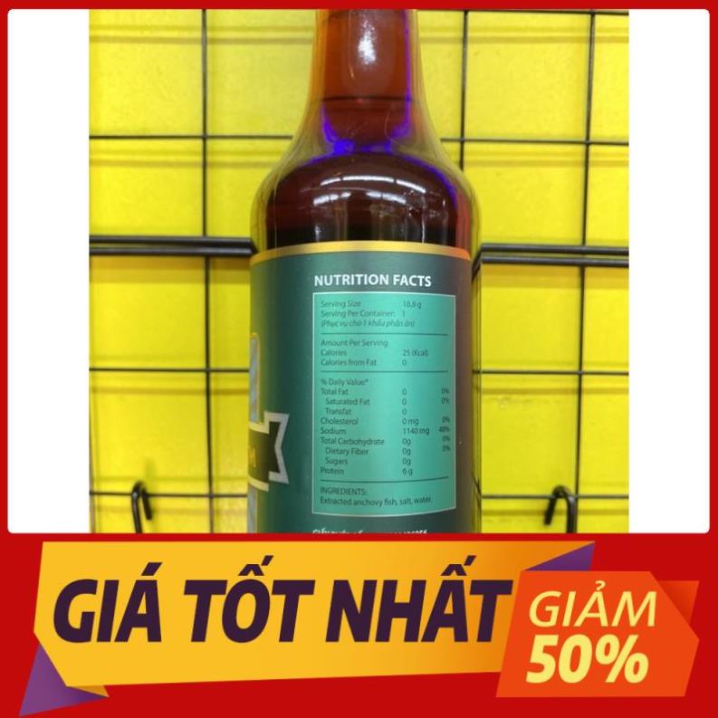 Nước mắm cá cơm Hạnh Phúc 60 độ đạm chai 500ml