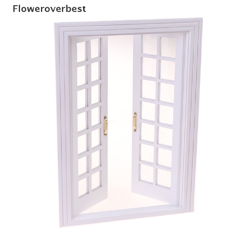 Cửa sổ mini tỉ lệ 1:12 trang trí nhà búp bê xinh xắn