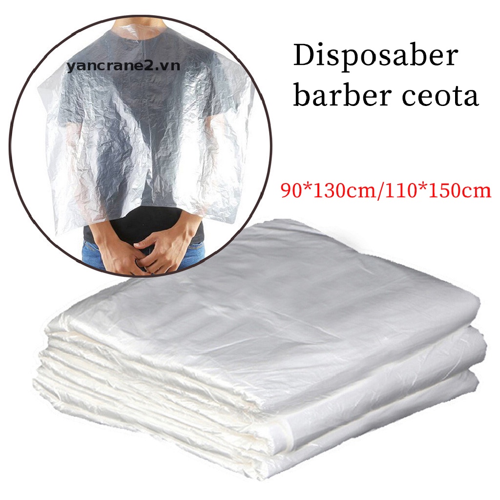 Set 100 áo choàng dùng một lần chống thấm nước cho salon làm tóc | BigBuy360 - bigbuy360.vn