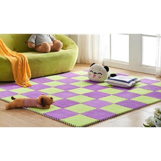 1 Tấm Thảm Xốp Ghép EVA Mặt Lông 30x30x1cm Nhiều Mẫu Lựa Chọn