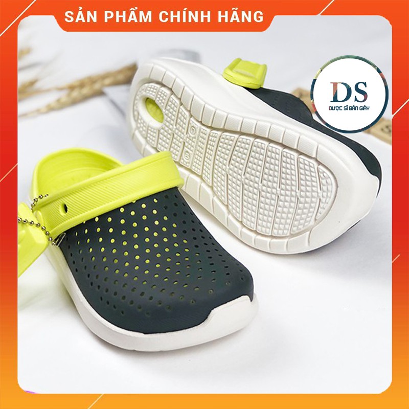 Dép Bít Dầu Trẻ Em Siêu Êm Chân, Chống Trơn Trượt Bảo Vệ Ngón Chân Cho Bé - Màu Xám Vàng