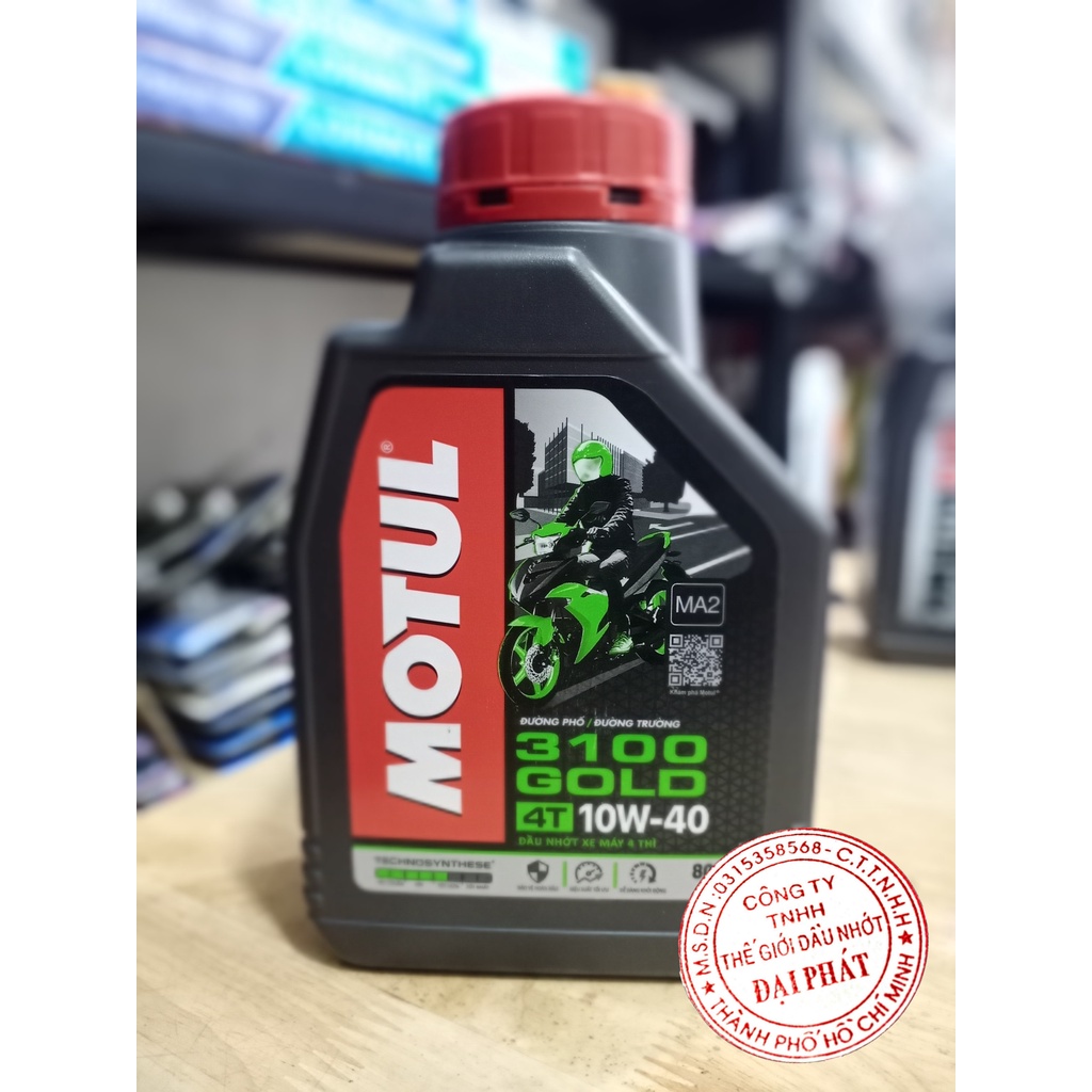 Dầu nhớt motul 3100 gold 800ml 10w40
