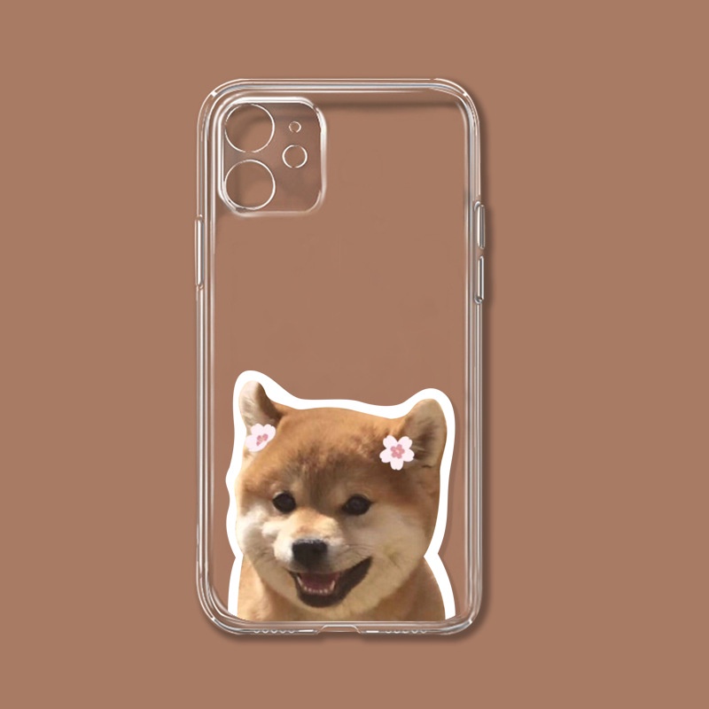 Ốp Điện Thoại Chống Sốc Hình Chú Chó Shiba Inu Cho Iphone 13 Pro 11 Pro Max Xr 6s 7 8 Plus 12 Mini 14 Pro Xs Max