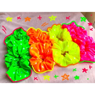 ✨SCRUNCHIES BUỘC TÓC MÀU NEON CỰC XINHH ✨