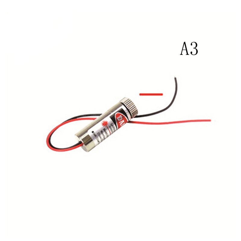 Đầu thấu kính có thể lấy nét 650nm 5mW chấm đỏ / đường / chữ thập chất lượng cao