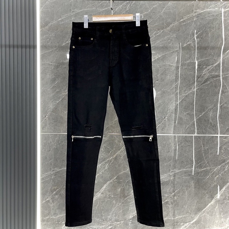 Quần Jean Nam,Quần Khoá Gối Thời Trang Nam Chất Liệu Cotton