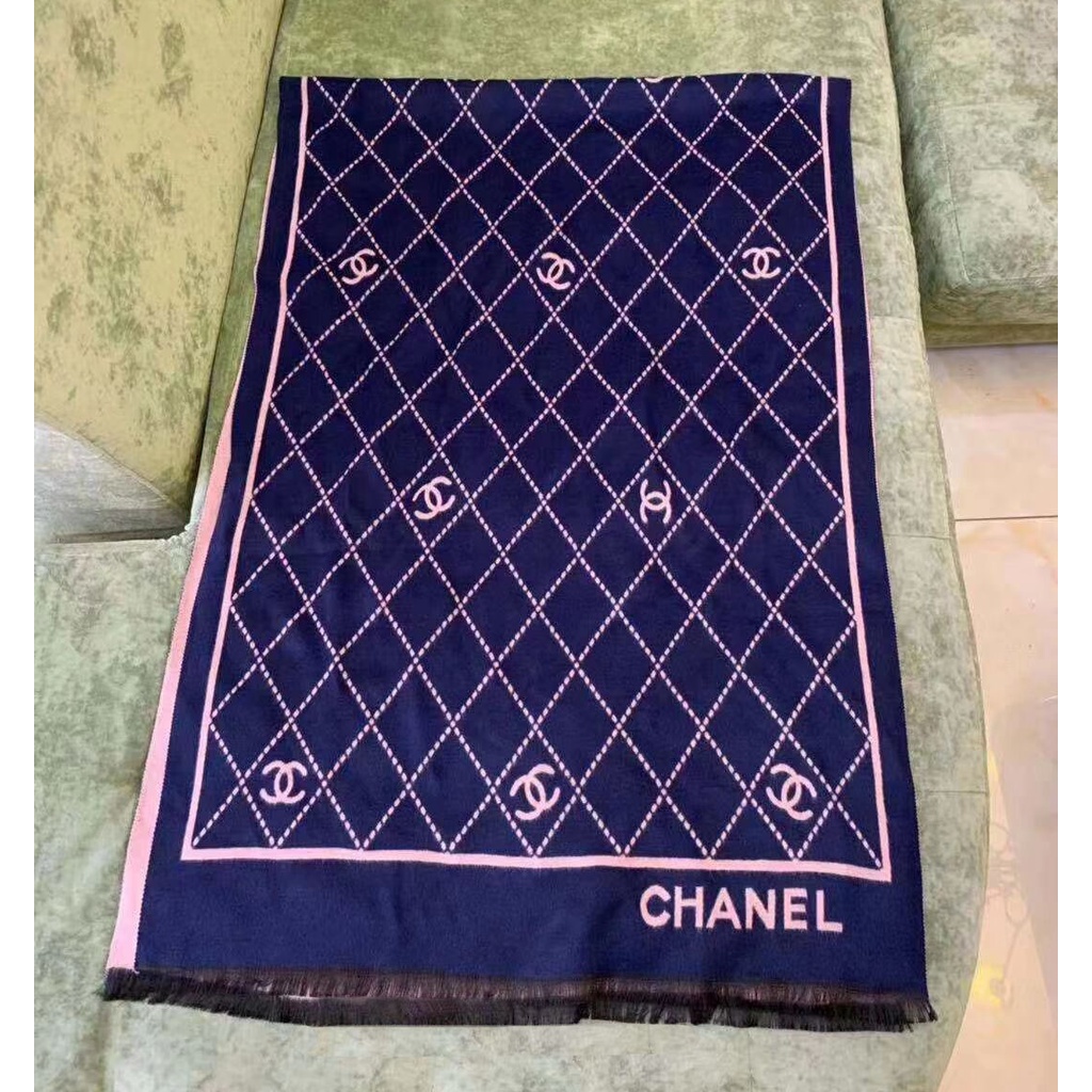 Khăn Choàng Cổ Giữ Ấm In Chữ Thời Trang Cho Nữ