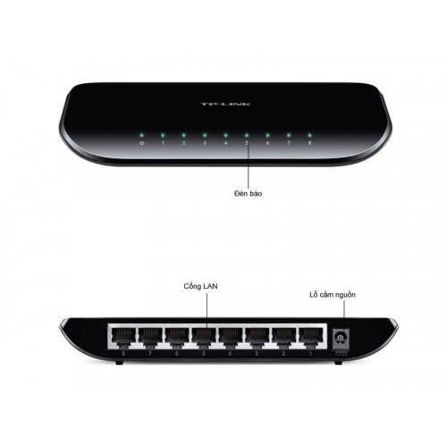Bộ Chia Mạng 8 Cổng Gigabit TPLink SG1008D - Switch 8 Port Gigabit - Hàng Chính Hãng - SG1008D