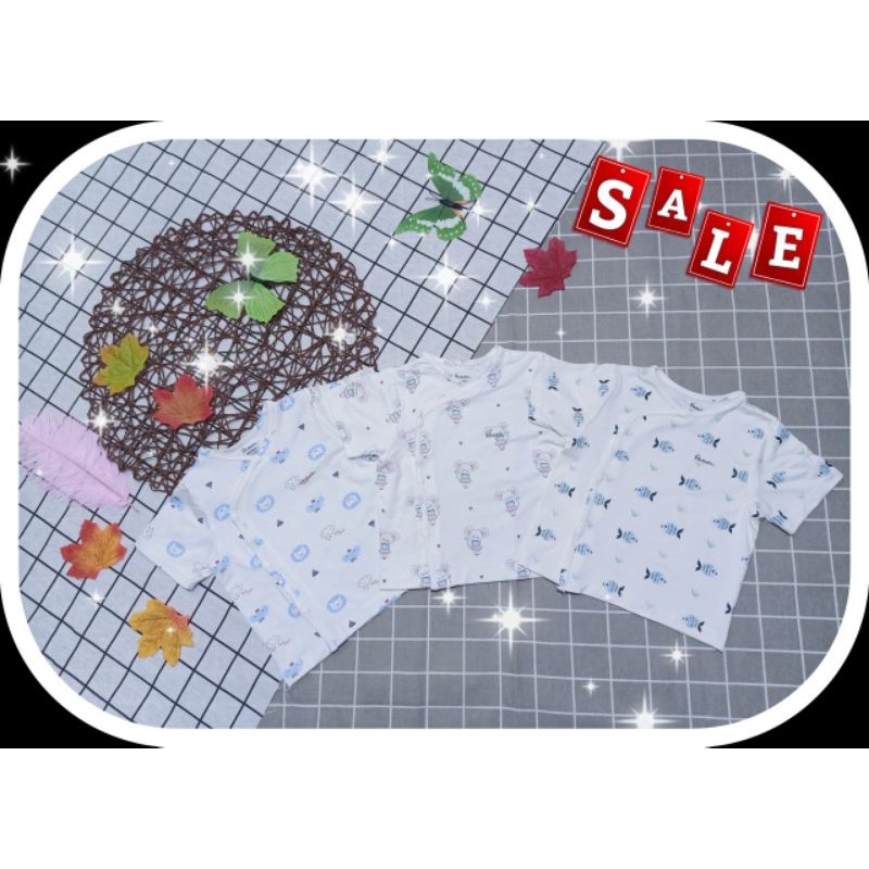 Áo sơ sinh vải sợi tre cao cấp