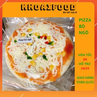 PIZZA PHÔ MAI LÀM SẴN SIZE MINI 16CM VỊ BÒ BĂM
