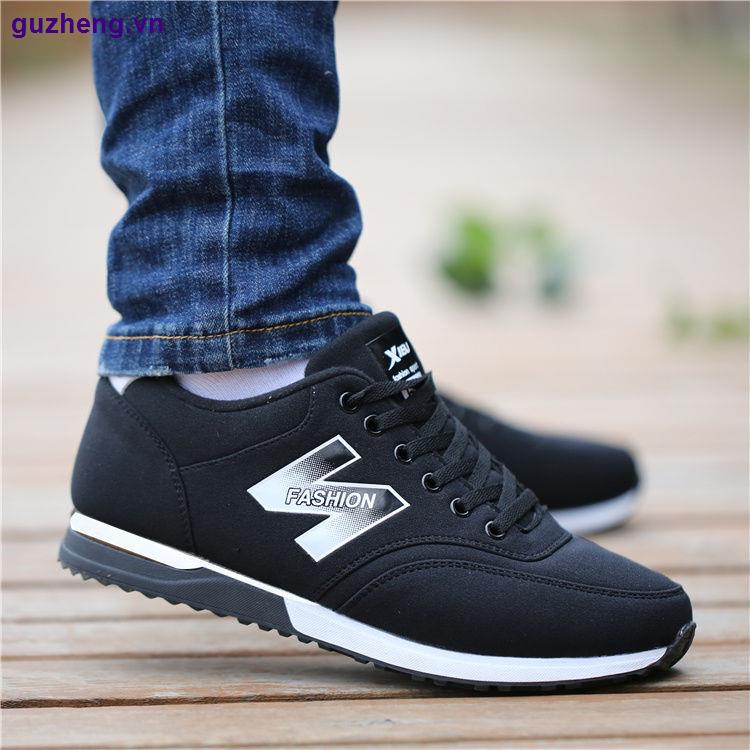 Đôi giày thể thao thoáng khí khử mùi chống trượt phong cách Hàn Quốc thời trang mùa thu cho nam