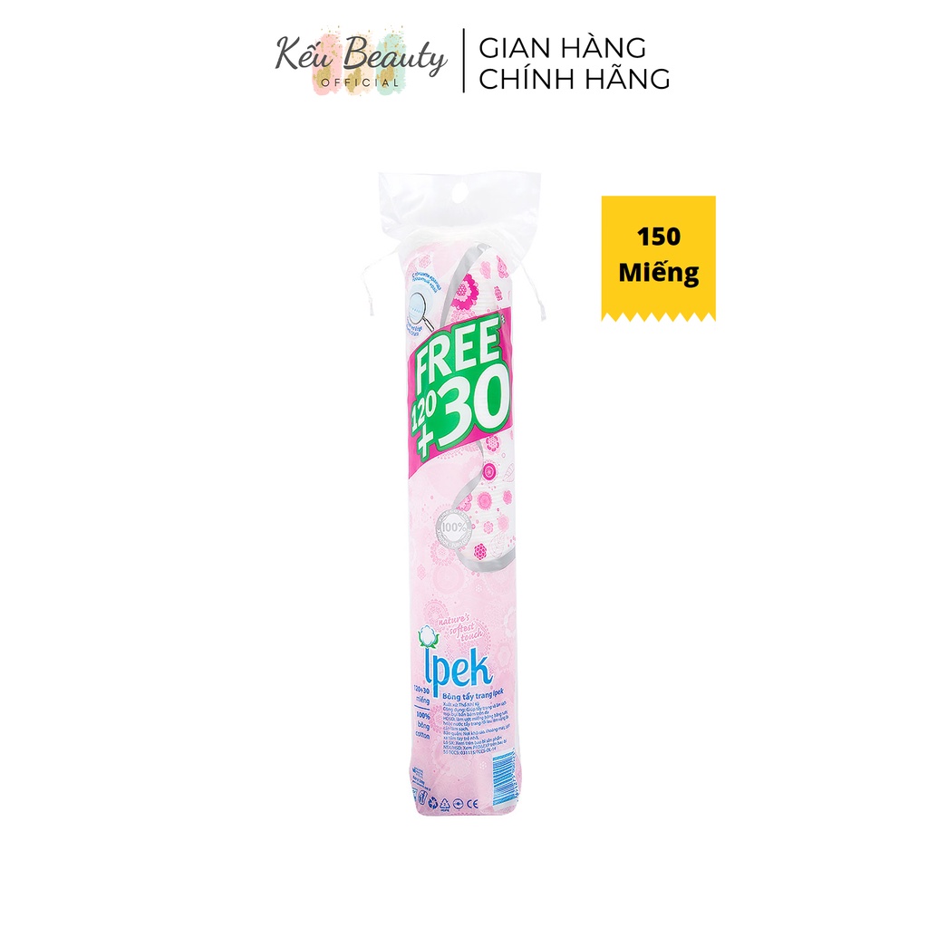 Bông tẩy trang Ipek Cotton Pads 150 miếng