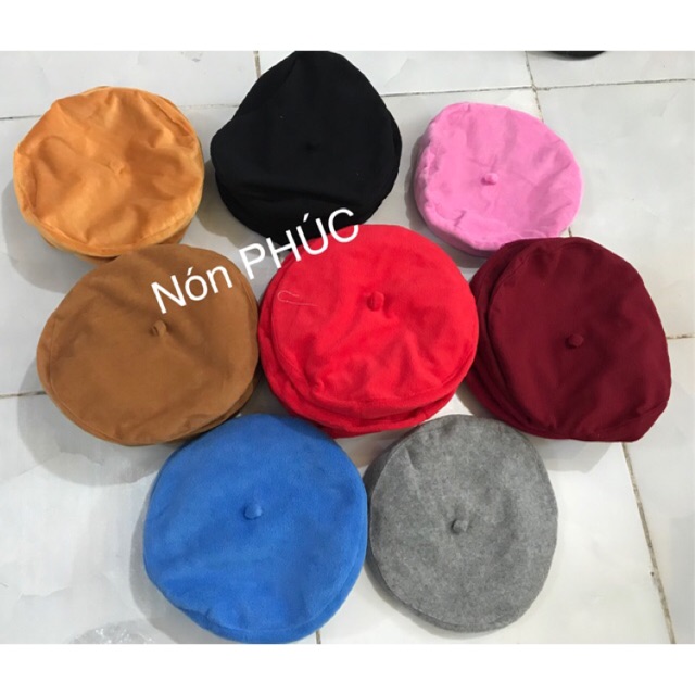 MŨ NỒI , MŨ BERET CHO NỮ GIÁ RẺ NoBrandFemale