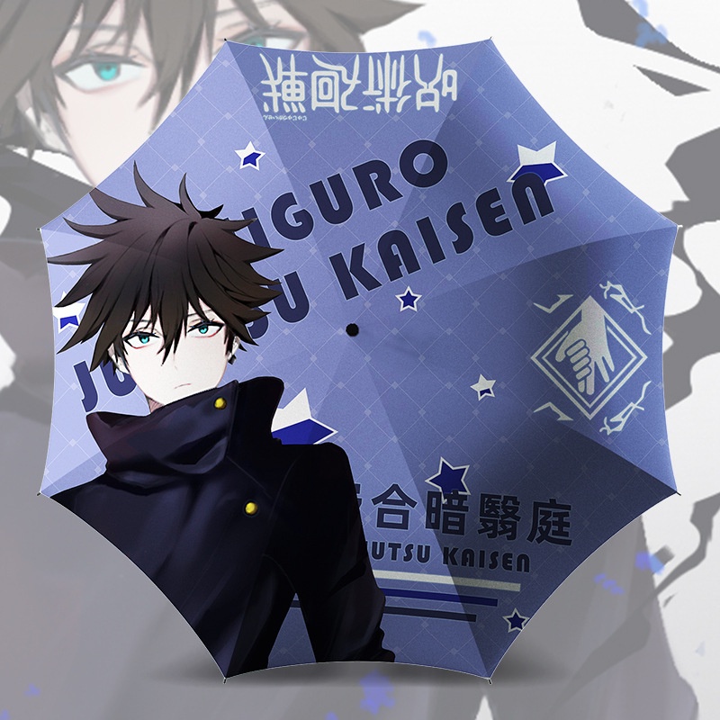 Dù Che Nắng Gấp Gọn Họa Tiết Anime Demon Slayer Tokyo Ghoul Jujutsu Kaisen Tám Xương