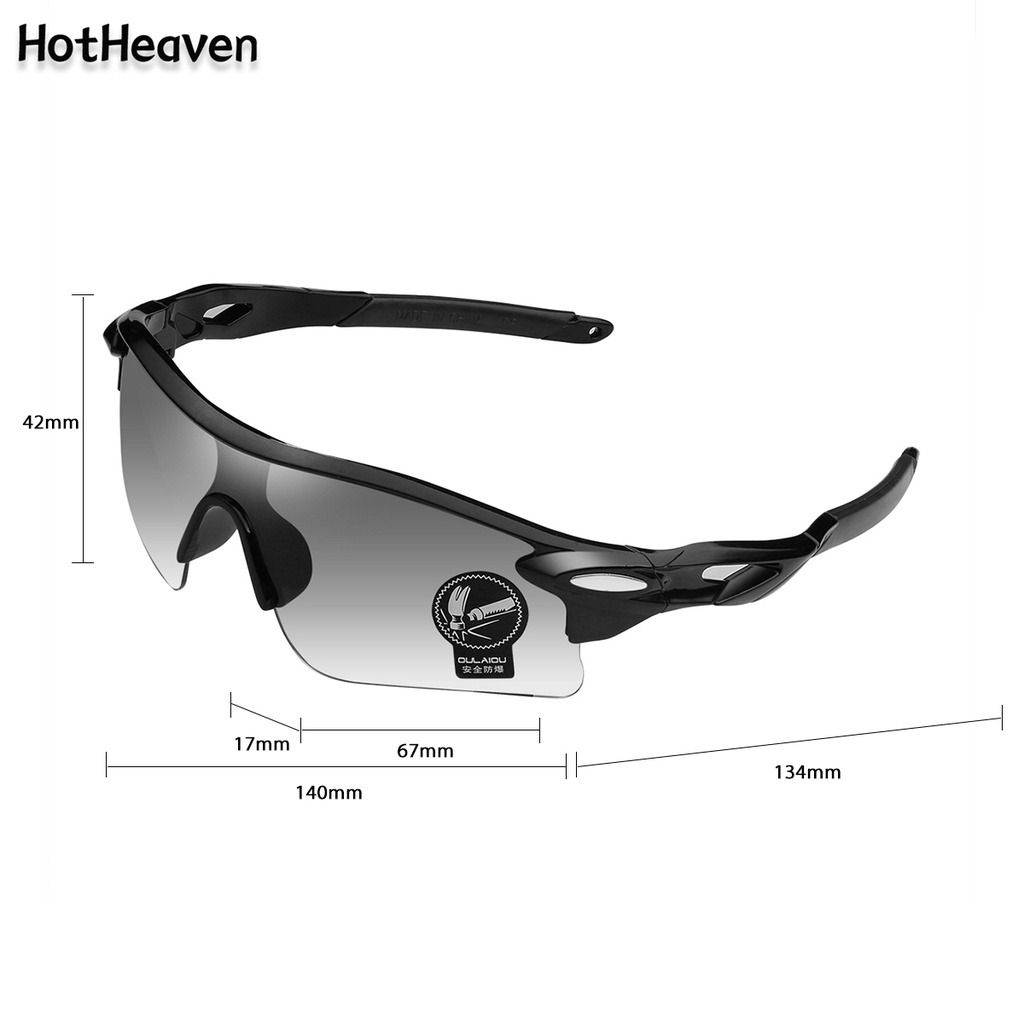 Kính Mát Thể Thao Unisex Chống Tia UV/Chống Lóa Thời Trang 12 Kiểu Dáng Tầm Nhìn Ban Đêm