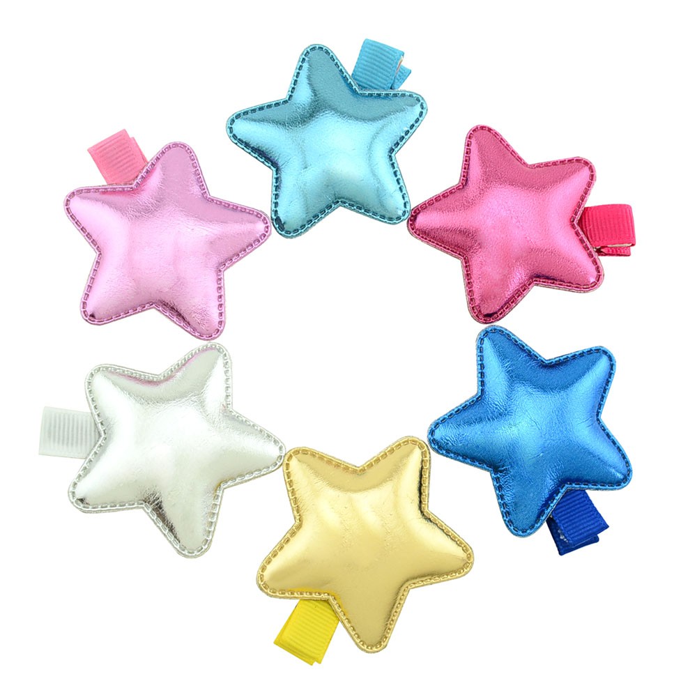 Set 40 kẹp tóc KIDSBOWS trang trí vương miện/ ngôi sao/ trái tim xinh xắn dành cho bé gái