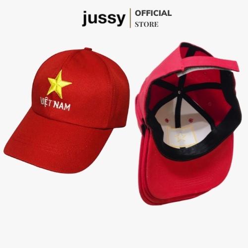 Mũ Lưỡi Trai Cờ Đỏ Sao Vàng Jussy Fashion Nón Lưỡi Trai Việt Nam Form Unisex