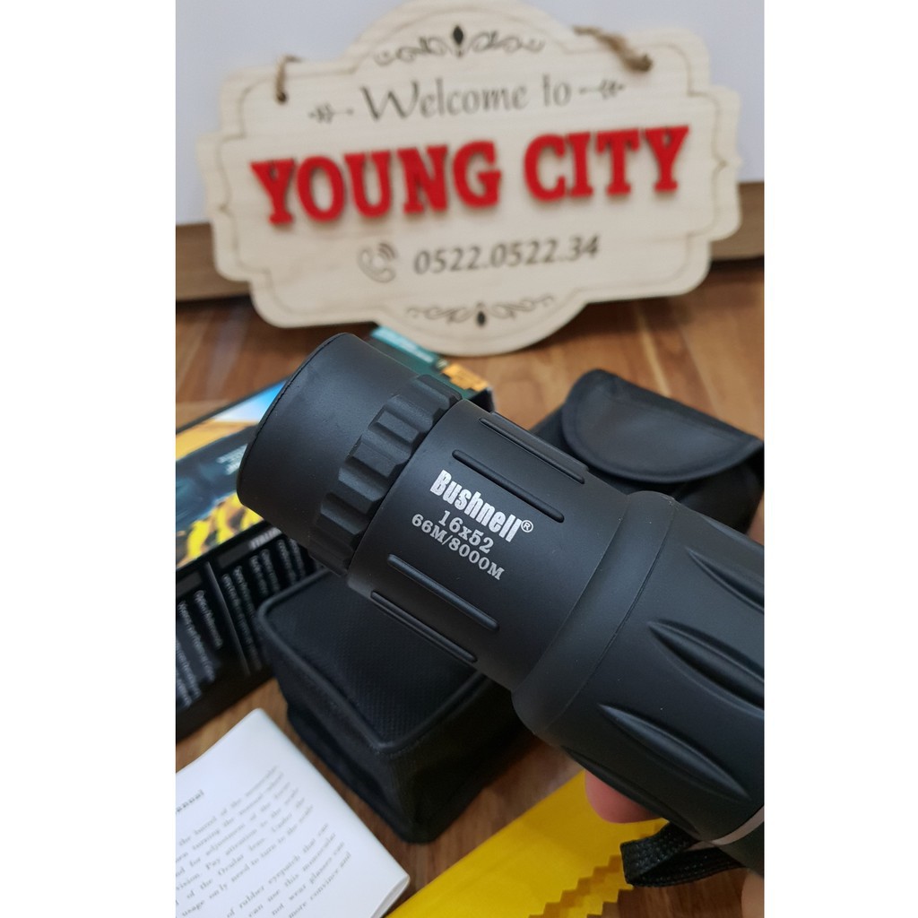  [BAO GIÁ SHOPEE] Ống nhòm một mắt chuẩn BUSHNELL 16x52 cao cấp tặng vòng tay thời trang  B[PD]